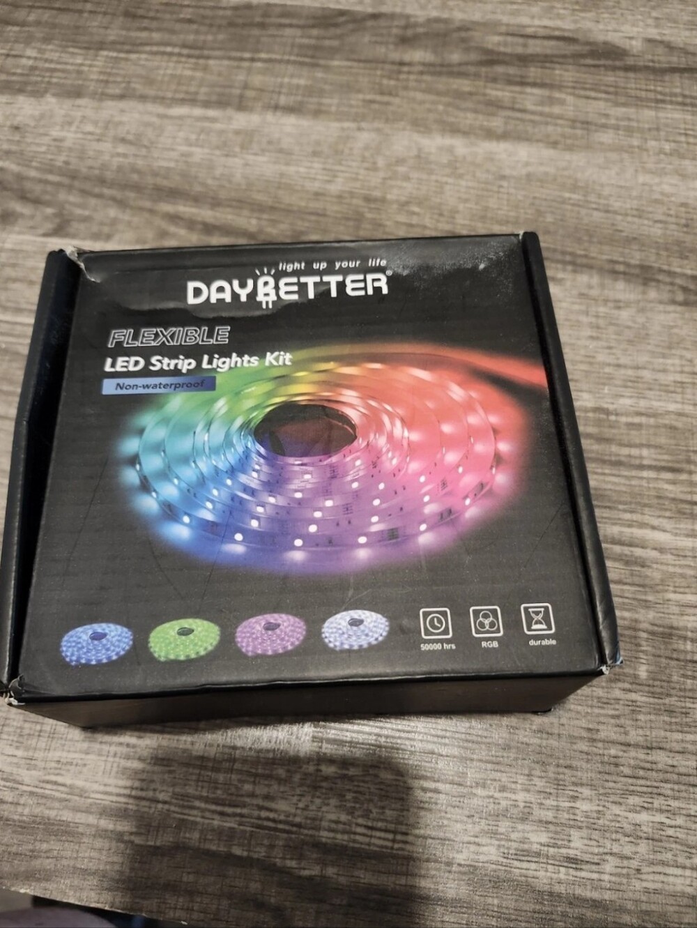 200ft RGB LED Strip Lights Bluetooth App Control Music Sync for Bedroom Decor